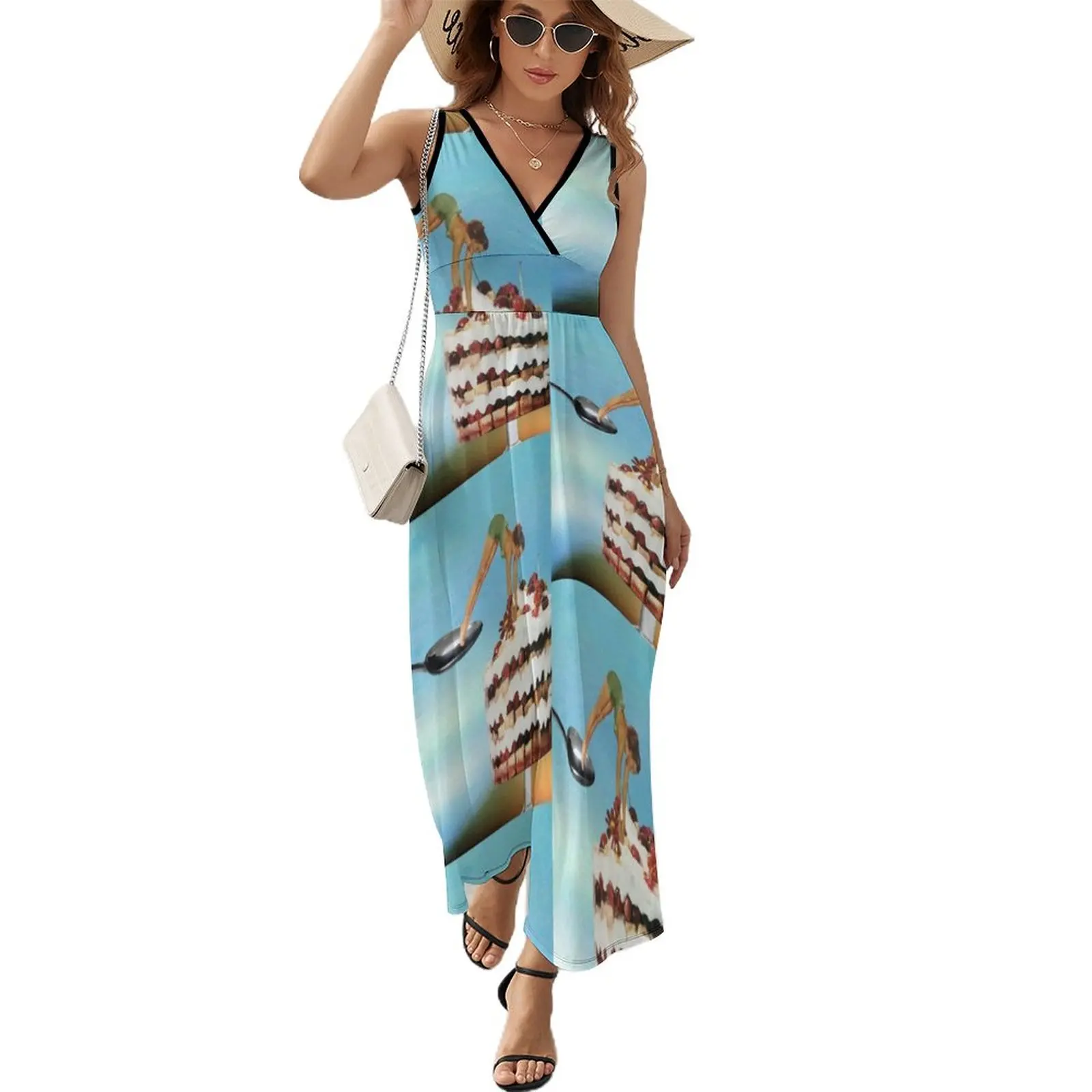 

Dive into Dessert Sleeveless Dress dress summer Evening dresses ladies dresses for special occasion