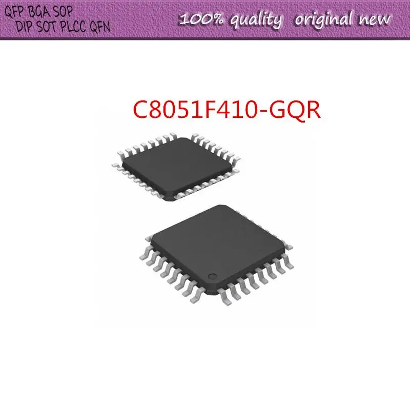 NEW    2PCS/LOT   C8051F410-GQR C8051 C8051F C8051F410   TQFP-32