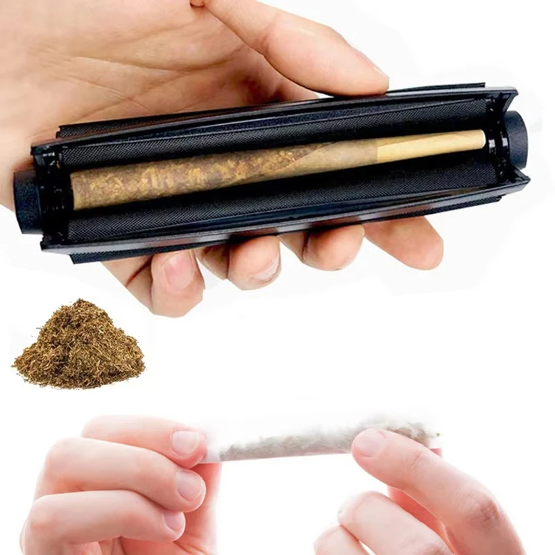 110mm Portable Manual Cigarette Tobacco Herb Roller Cone Rolling Machine Hand Making Rolling Tool Smoking Accessories