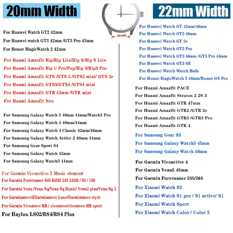 サムスンギャラクシーウォッチ用シリコンウォッチバンド,サムスンギャラクシーウォッチ用ランニングストラップ4, 5, 6, 40mm, 44mm, 41mm, 45mm,アクティブ2,スポーツs4 20mm、22mm