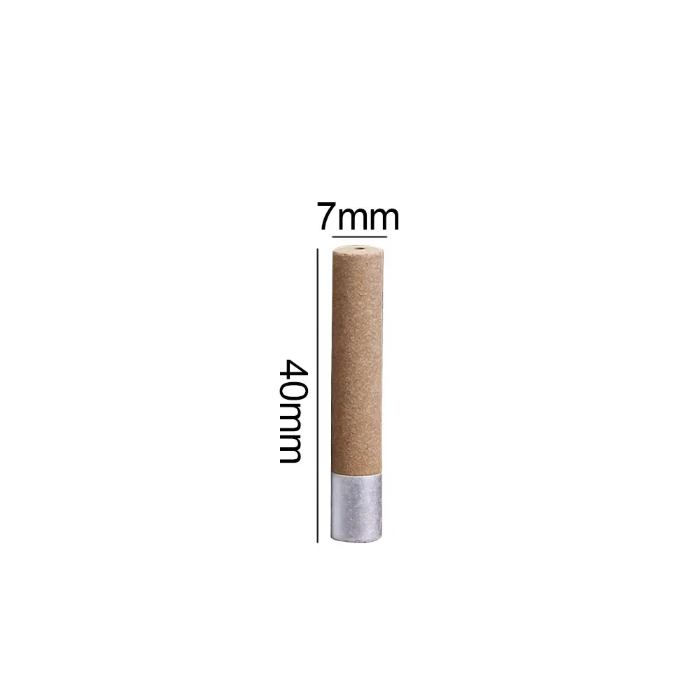 100pcs Acupuncture Stick Replaceable Moxibustion Burning Tube Natural Therapy Health Safety for Beauty Salon Accessories 7*40mm