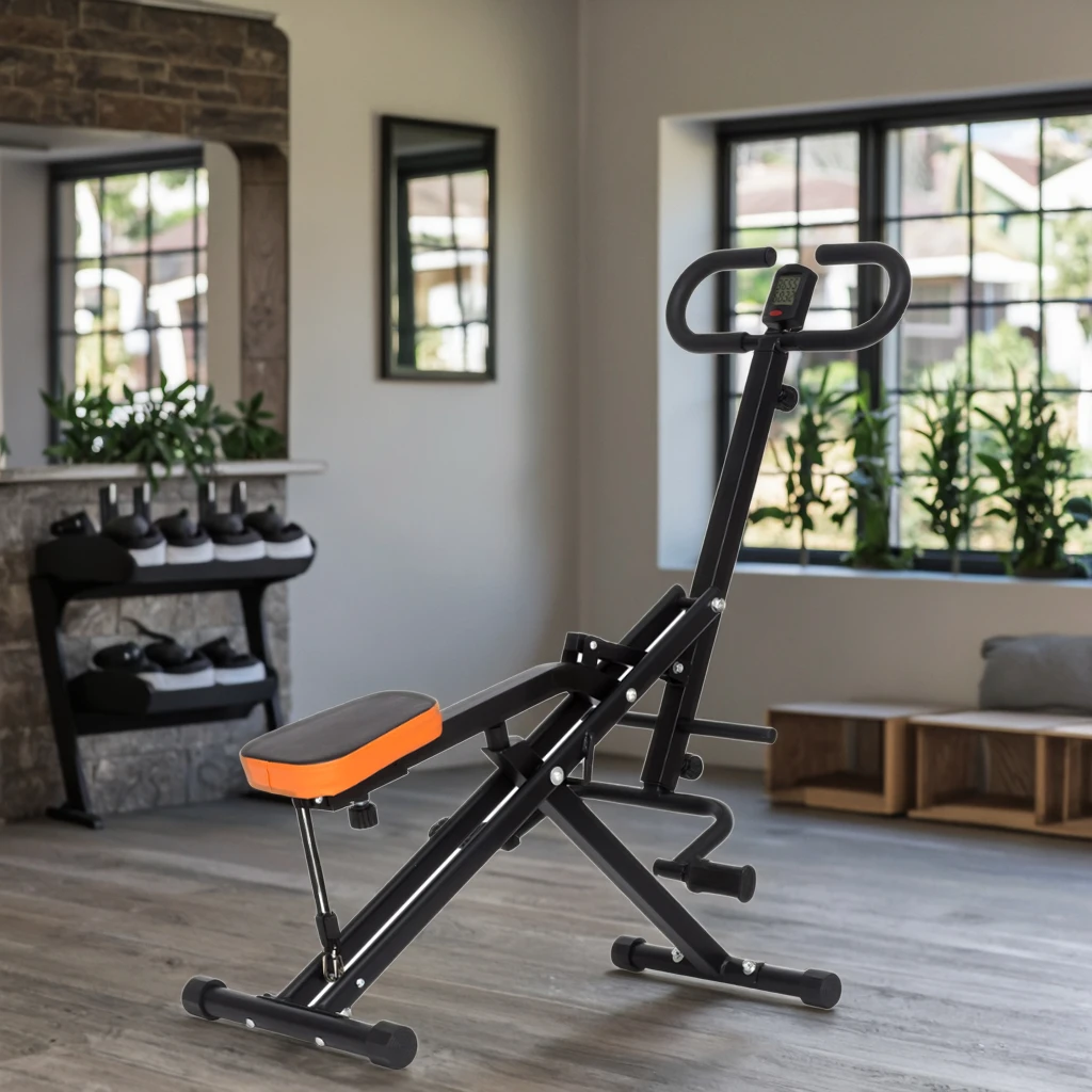 

Home Foldable Steel Hip Squat Equipment Aerobic Riding Machine For Fitness Bodybuilding Abdominal Muscle Custom Plastic Bench