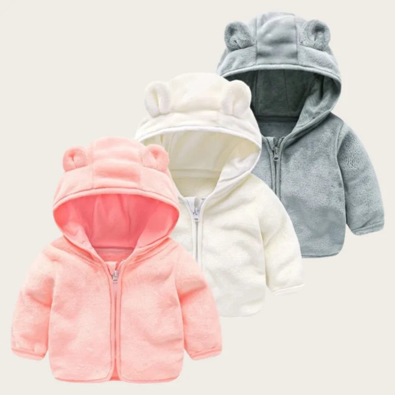 Children's Clothing For Baby Girls In Autumn And Winter Cute Baby Girls With Fleece Jackets 9-48 Month Old Princess Baby Sweater