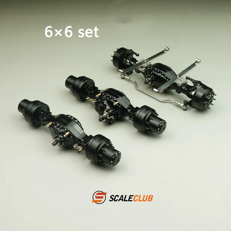 Scaleclub 1/14 mud head drag head new wheel reduction lock difference broken transmission power rear axle Model upgrade parts