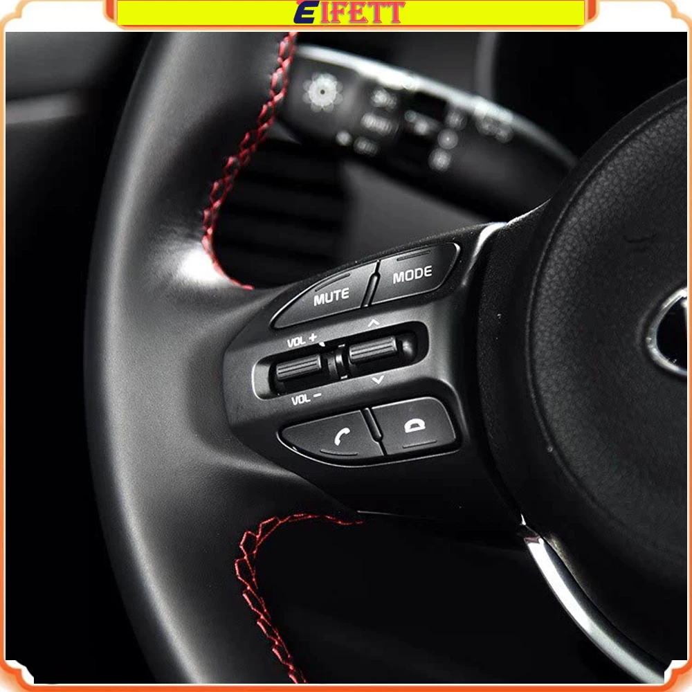 With Backlight Steering Wheel Button For KIA K2 RIO 2017 2018 2019 2020 2021 RIO X LINE Bluetooth Phone Control Volume Buttons - view 6