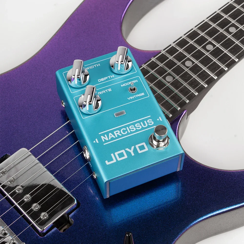 JOYO R-22 NARCISSUS Semi-analog Circuit Chorus Effect Pedal Deep Tone to Vintage Distortion Tone Chorus Effect Electric Guitar