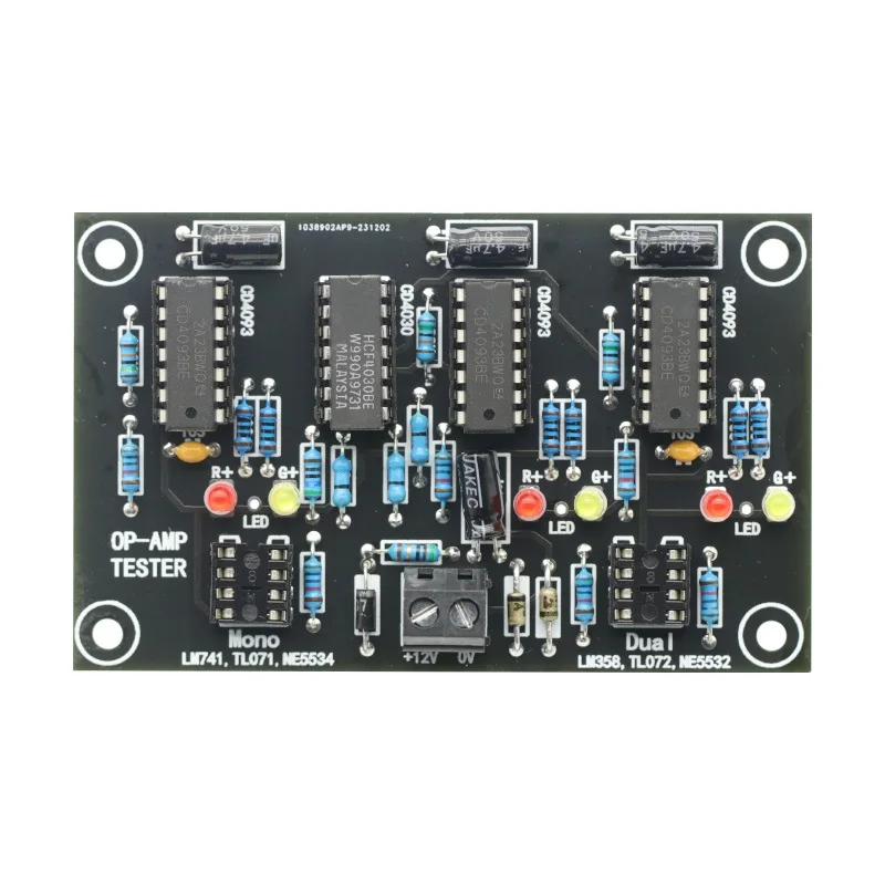 1PCS Operational Amplifier OP AMP Tester For Single Dual OPAMP TL071 TL072 TL081/082 Board Module