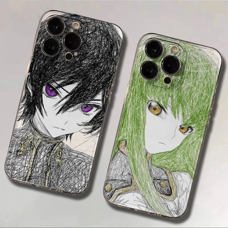 Hot Code G-Geass Phone Case For Samsung Galaxy A37 A57 A16 A17 A36 A26 A56 A55 A35 A25 A15 A05s A54 A24 A14 A06 A05 A13 4G 5G