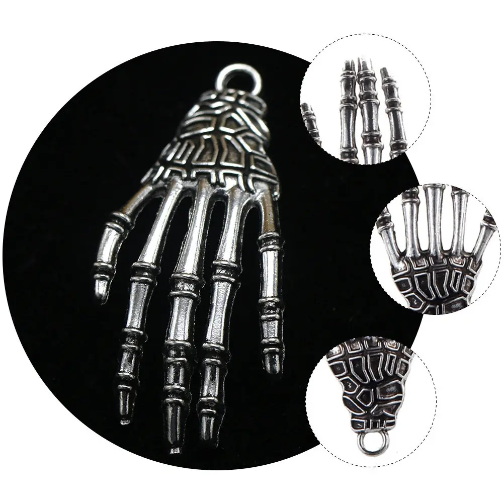 20Pcs Hand Pendants Halloween Decoration Supplies Electroplated Fade Resistant Creepy Hanging Pendants for Haunted
