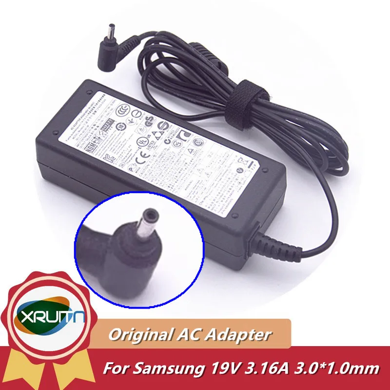 

Genuine CPA09-004A 19V 3.16A 60W AD-6019E AC Adapter For Samsung 750XBE 940X5N NP550XTA Laptop Charger BA44-00290A AA-PA3N60W