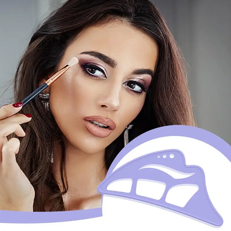 Eyeshadow Stencil Tool Reusable Silicone Makeup Brow Stencil Easy To Use Eye Makeup Aid Eyeliner Eyelash Beauty Eyeshadow Tools