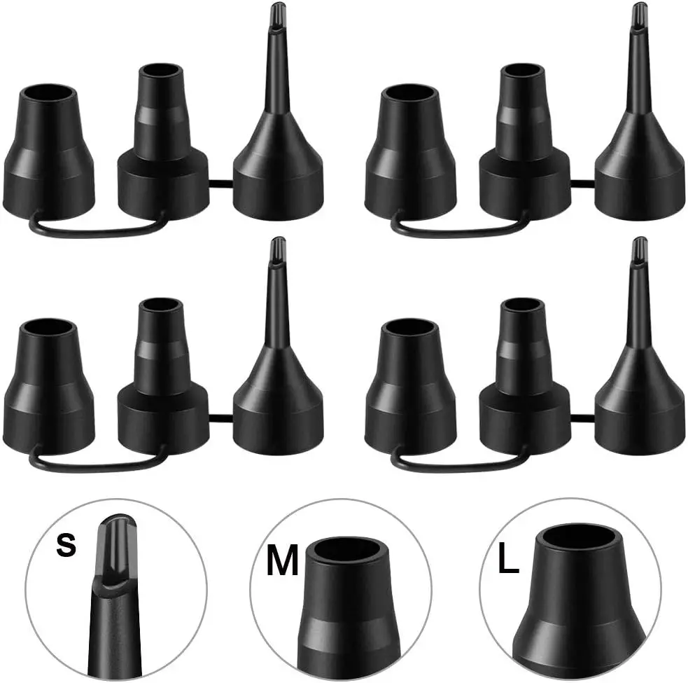 

Air Pump Replacement Nozzles 3 Sizes Plastic Nozzle Head Air Inflator Adapter For Inflatable Pumps Air Compressor Accessories