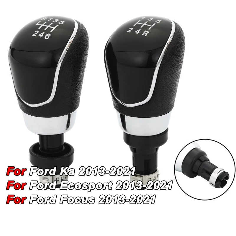 

5/6 Speed Manual Direct Insert Gear Shift Knob for Ford Focus 2013-2021 - Car Transmission Shifter, Durable Auto Accessories