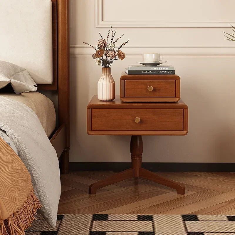Premium design bedroom bedside cabinet multi-functional storage side table