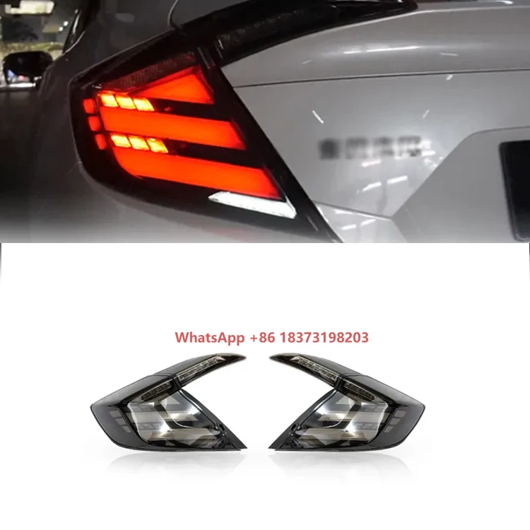 

Auto Parts Car Tail Lamp Led Tail Turn Brake Light for Honda Hatchback Civic 2016-2021