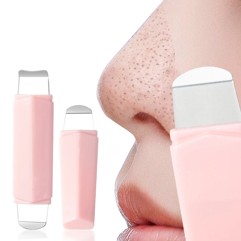 ● أداة إزالة الرؤوس السوداء للوجه برأسين مكشطة للوجه للتنظيف العميق وملعقة الأنف ومزيل الرؤوس البيضاء أداة العناية بالبشرة #1