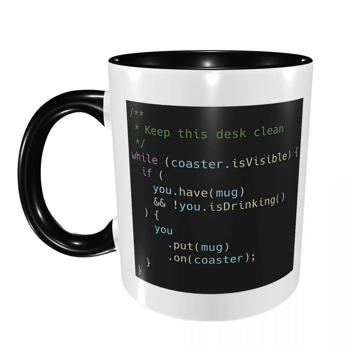 The Perfect Coaster For Programm Mug Funny Ceramic Coffee Cups Tea Mugs Milk Cup Drinkware Gift for Friends