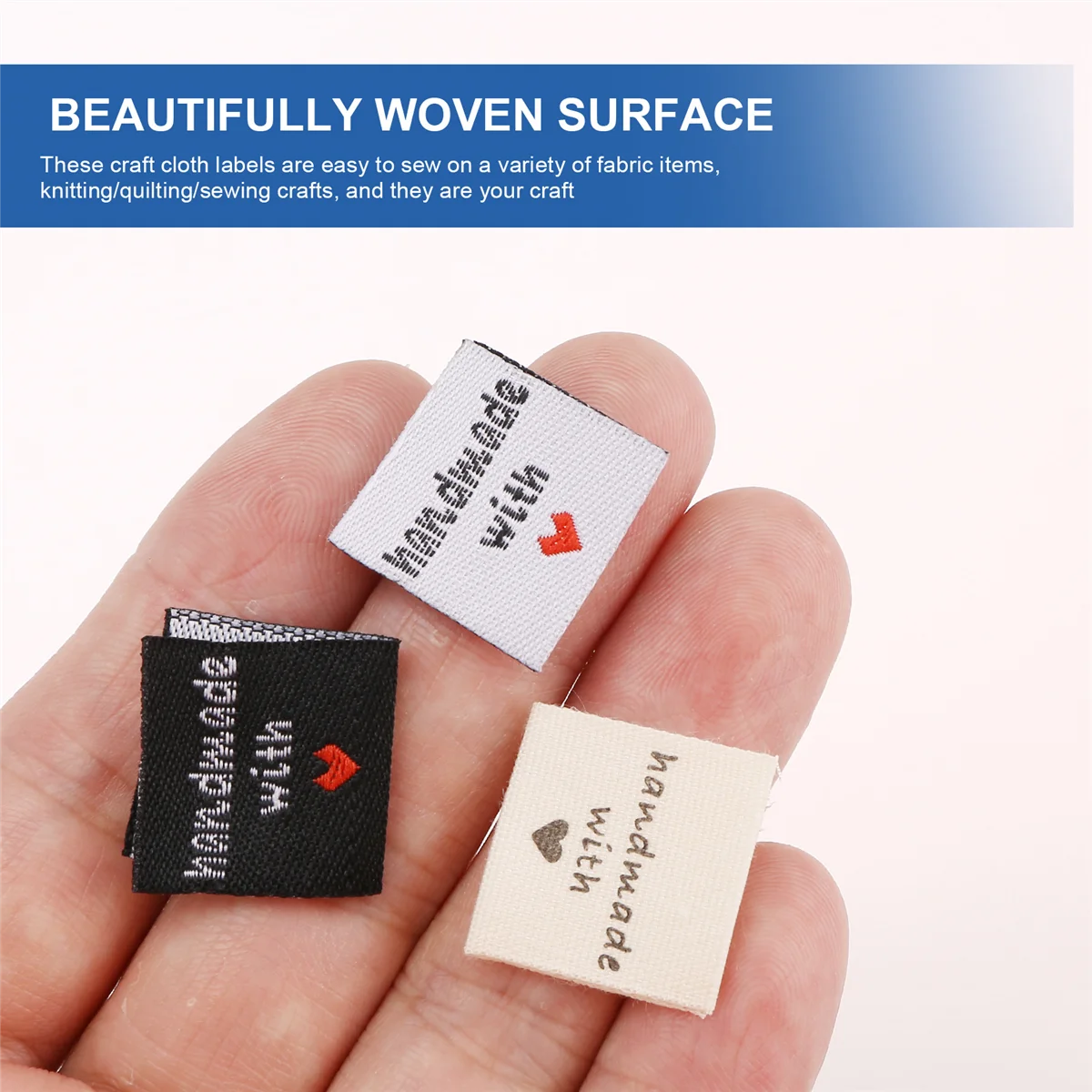 حار 150 قطعة اليدوية خياطة على الملابس المنسوجة تسميات الخياطة صياغة النسيج العلامات للملابس الدمى القبعات الأحذية الخياطة الحرف DIY بها بنفسك
