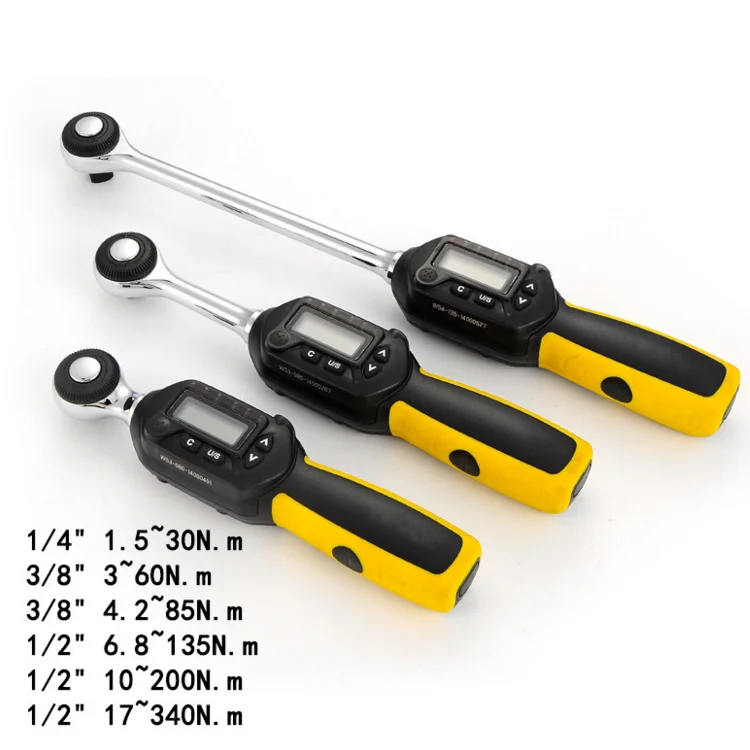 Llave dinamométrica Digital ajustable para reparación de bicicletas, herramienta manual de torquímetro, 2-14n. M, Escala de 1/4 pulgadas, en Taiwán