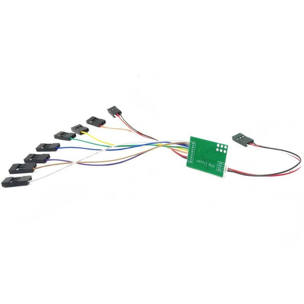 For RC Drone & Model Simulator – 8 Channel PWM to PPM Encoder Signal Converter Module, Multi-Flight Controller for Training