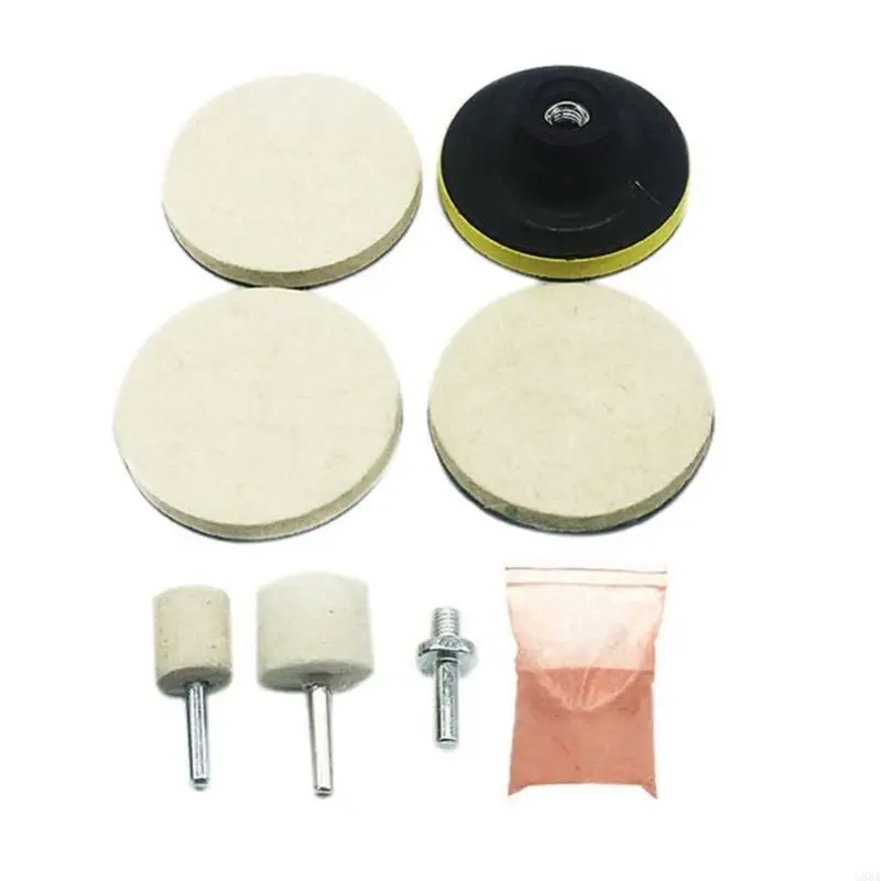 

G88A Window Windscreen Polishing Powder Scratch Remover Repair Waxing Polish Pad