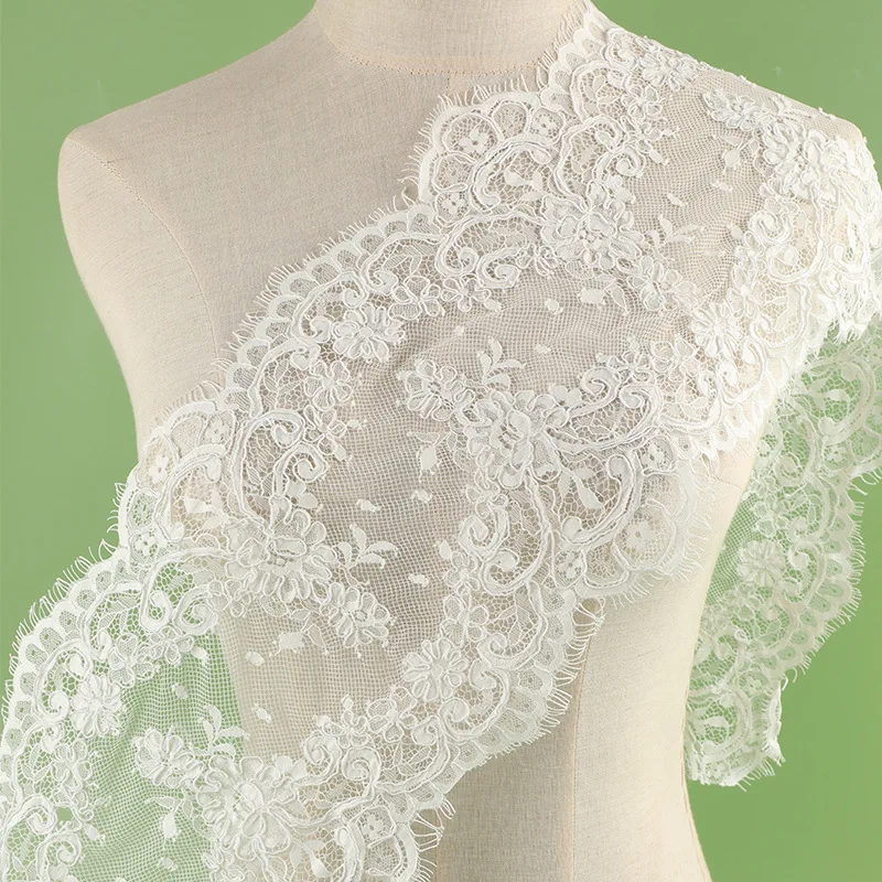 

Нейлоновое шелковое новое модное платье, свадебная кружевная бейка, аксессуары, двусторонняя кружевная бейка