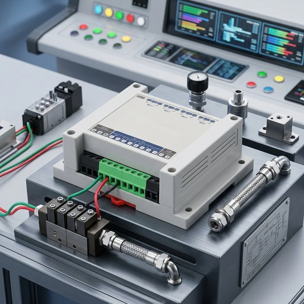 WD485 for 4r 4-Channel Relay Board with for Power Communication Input Output Indicators and DIN Rail Mounting for Industrial Use