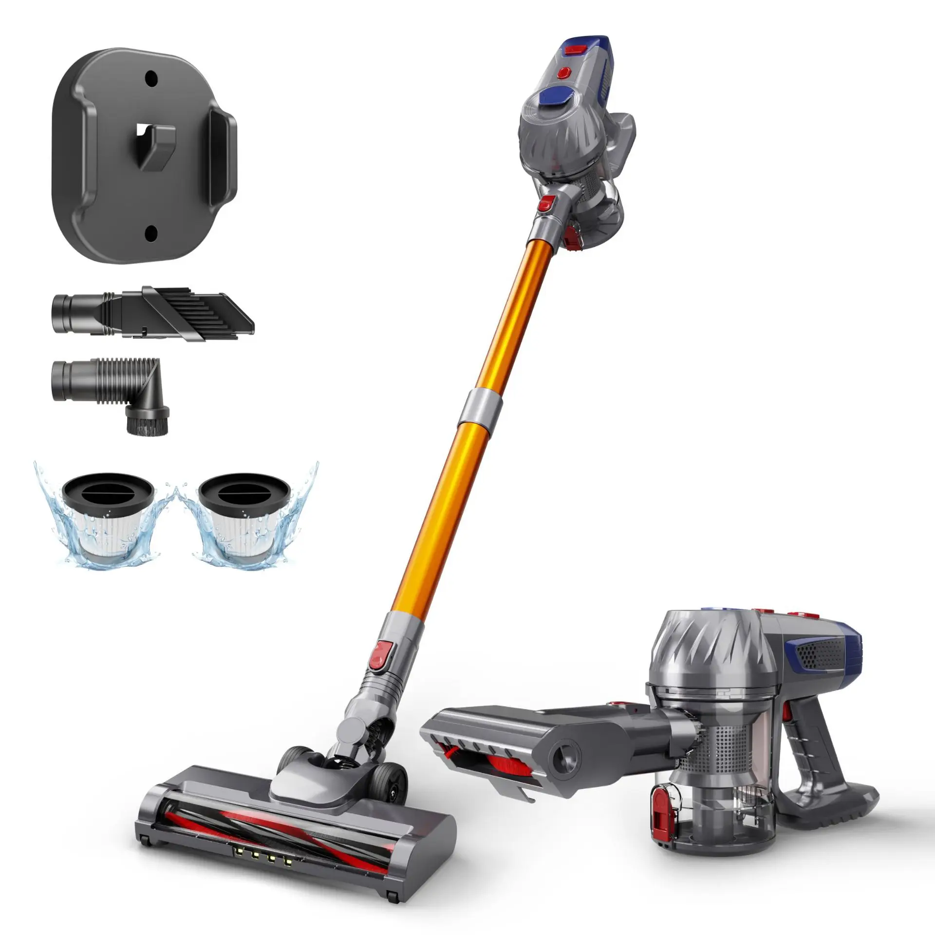 

Wireless Vacuum Cleaner, High-power Hand-held Vacuum Cleaner, Large Suction and Multi-function Mite Removal