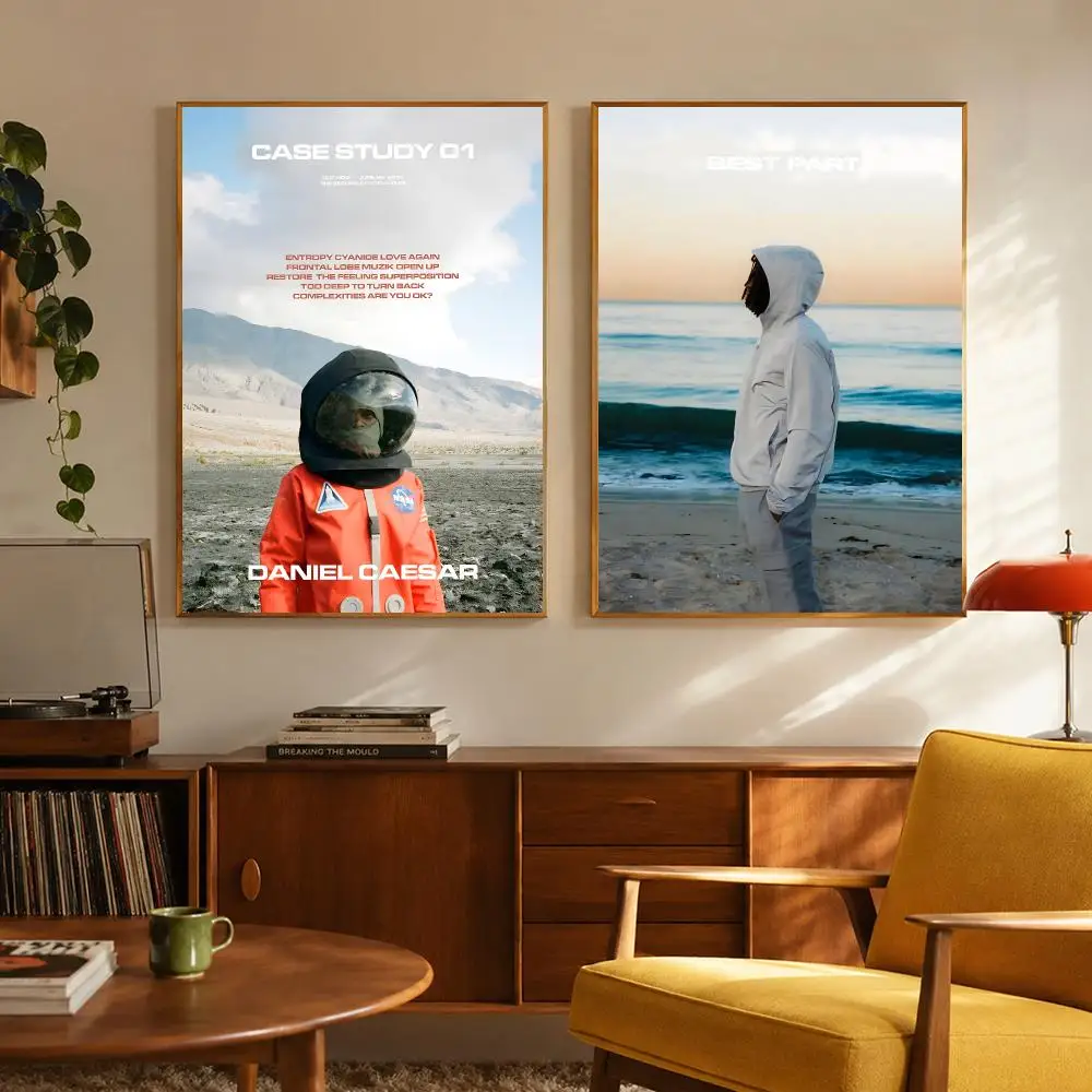 R&B Singer Daniel Caesar Freudian Poster Digital Solvent Print Waterproof PP Fade-Resistant Wall Art Room Decor Gift