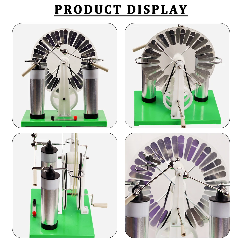 Wimshurst Static Machine Physics Electrostatic Generator Electricity Tesla experimental equipment