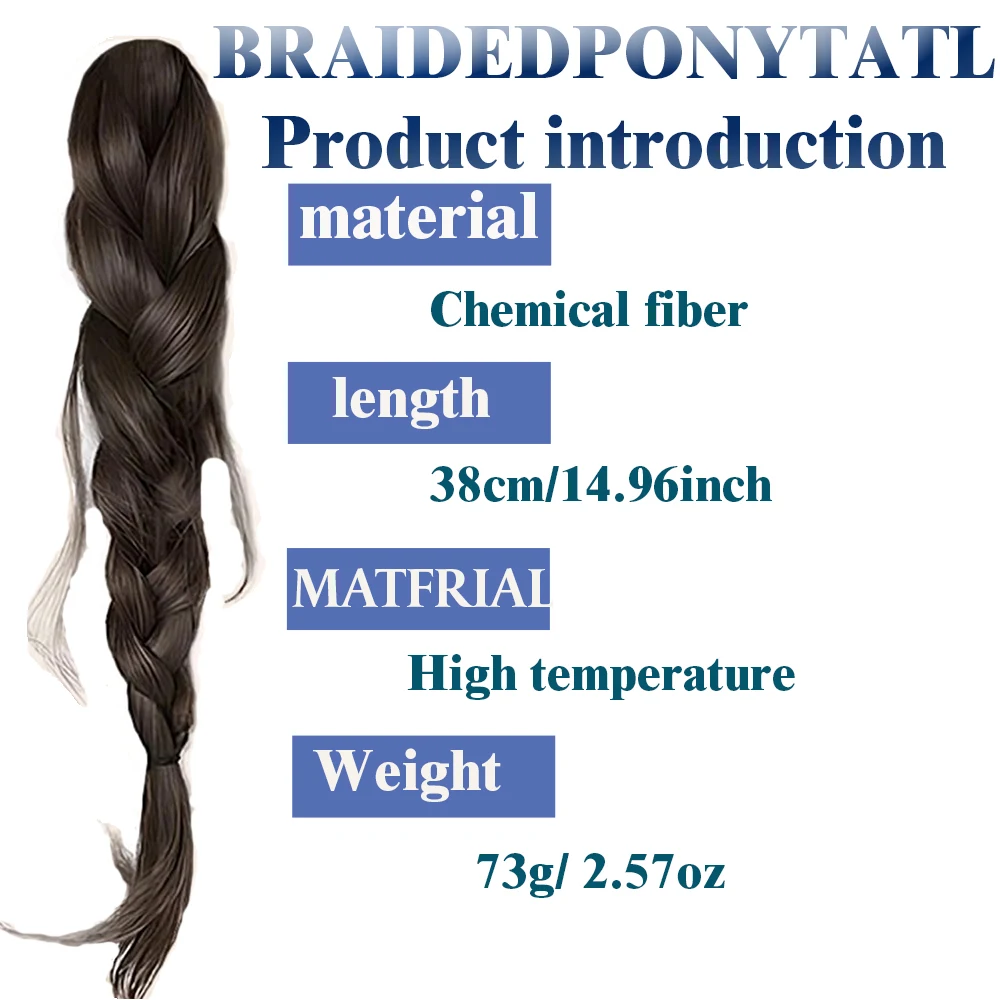 شعر مستعار اصطناعي braidswire رسم ذيل السمكة braidslow التعادل مزاجه كسول، الصيد كليب تويست الضفائر الضفائر الطويلة، شعر مضفر، شعر مستعار ب