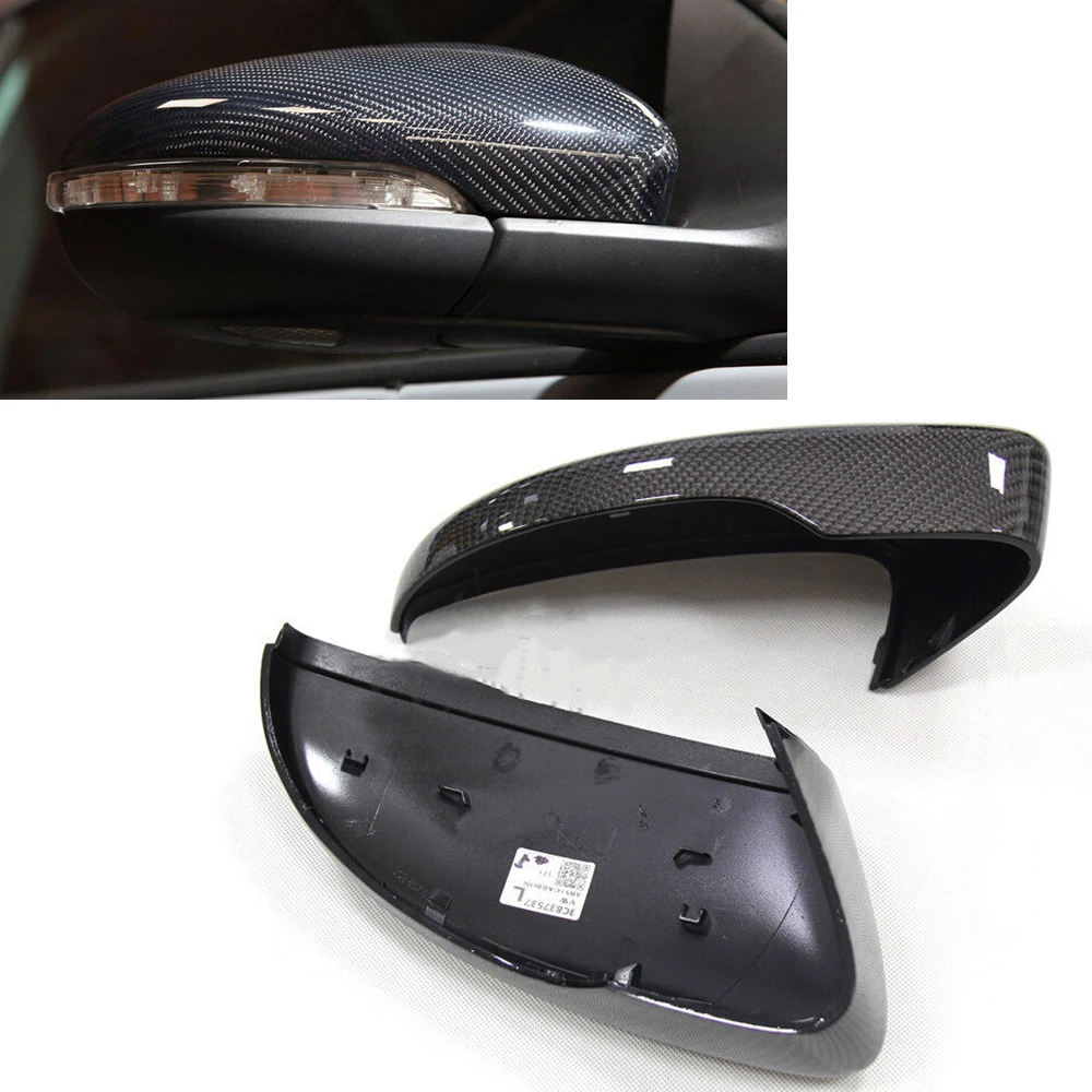 Mirror Cover Caps Rear View Clip On Rearview Shell Case For Volkswagen VW Scirocco EOS CC 2010 2011 2012 2013 2014 2015 2016