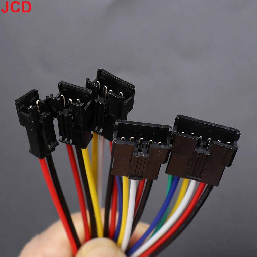 2 3 4 5 6 Pin LED Streifen JST SM Stecker männlich oder weiblich Adapter Stecker JST Stecker Terminal mit 15 cm 22AWG Draht für Lichtleiste – Detail 6