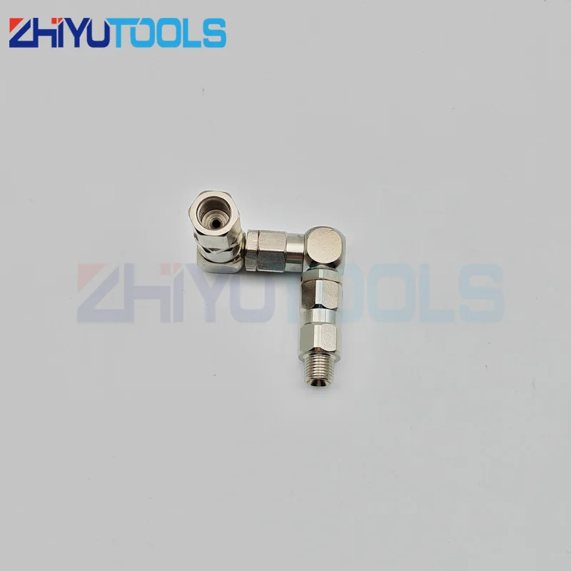 360° Rotation Sprayer Pump Accessory 1/4 3/8 Z-type Rotary Joint 6500PSI Sprayer Pump Accessory Stainless Steel