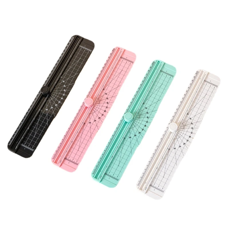Paper Photo Trimmers Paper Cutter with Side Ruler Scrapbooking Tool School Office Supplies for Cutting Paper H8WD