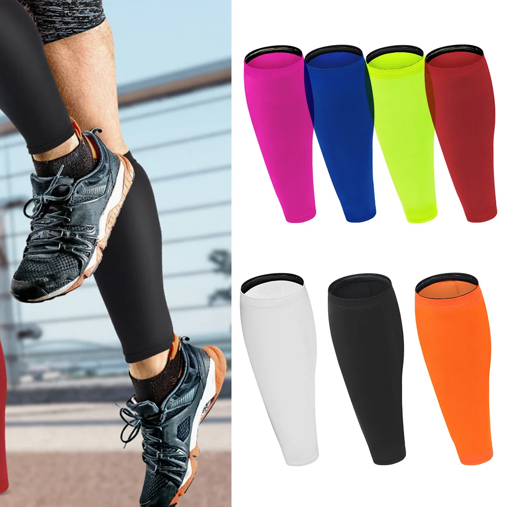 

A Pair Sport Compression Calf Sleeves Footless Compression Socks Running Cycling A Pair Sport Compression Calf Sleeves