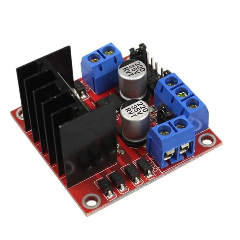 L298N Driver Board Module, Stepper Motor, Robô De Carro Inteligente, Placa De Pão, Peltier, Alta Potência, L298