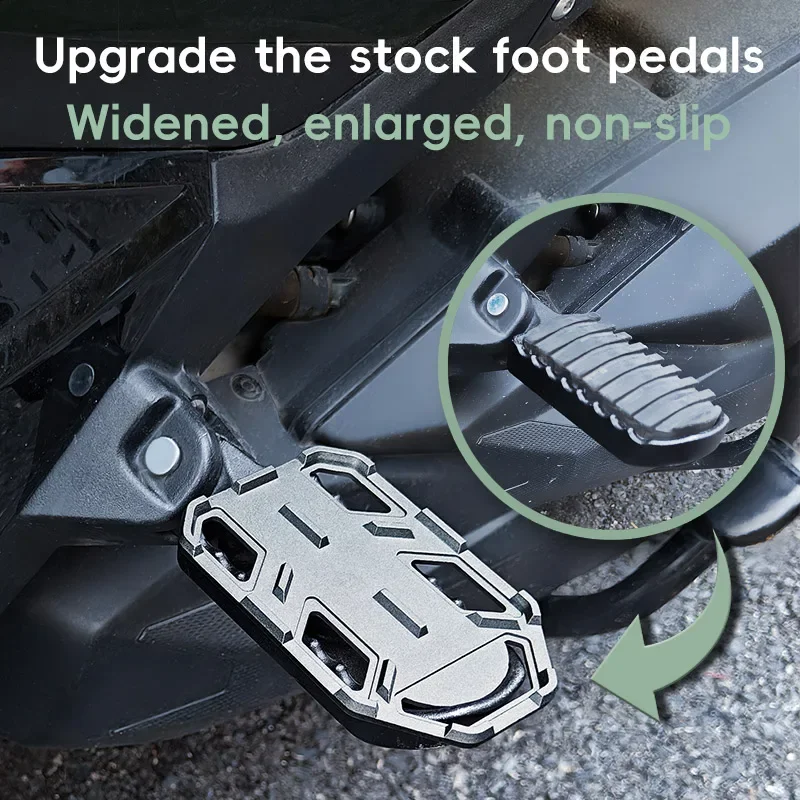 

For Zontes 368G G368 368 Non-Slip Footrests Rear Passenger Foot Pegs Off-Road Riding Upgrade Replacement Parts Motorcycle Parts