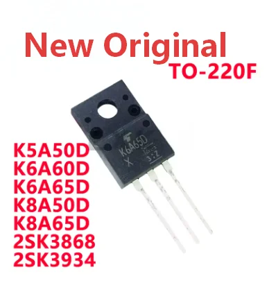 10/PCS K5A50D 50D K6A60D 60D K6A65D 65D K8A50D K8A65D 2SK3868 K3868 2SK3934 K3934 TO-220F MOS field-effect transistor In Stock