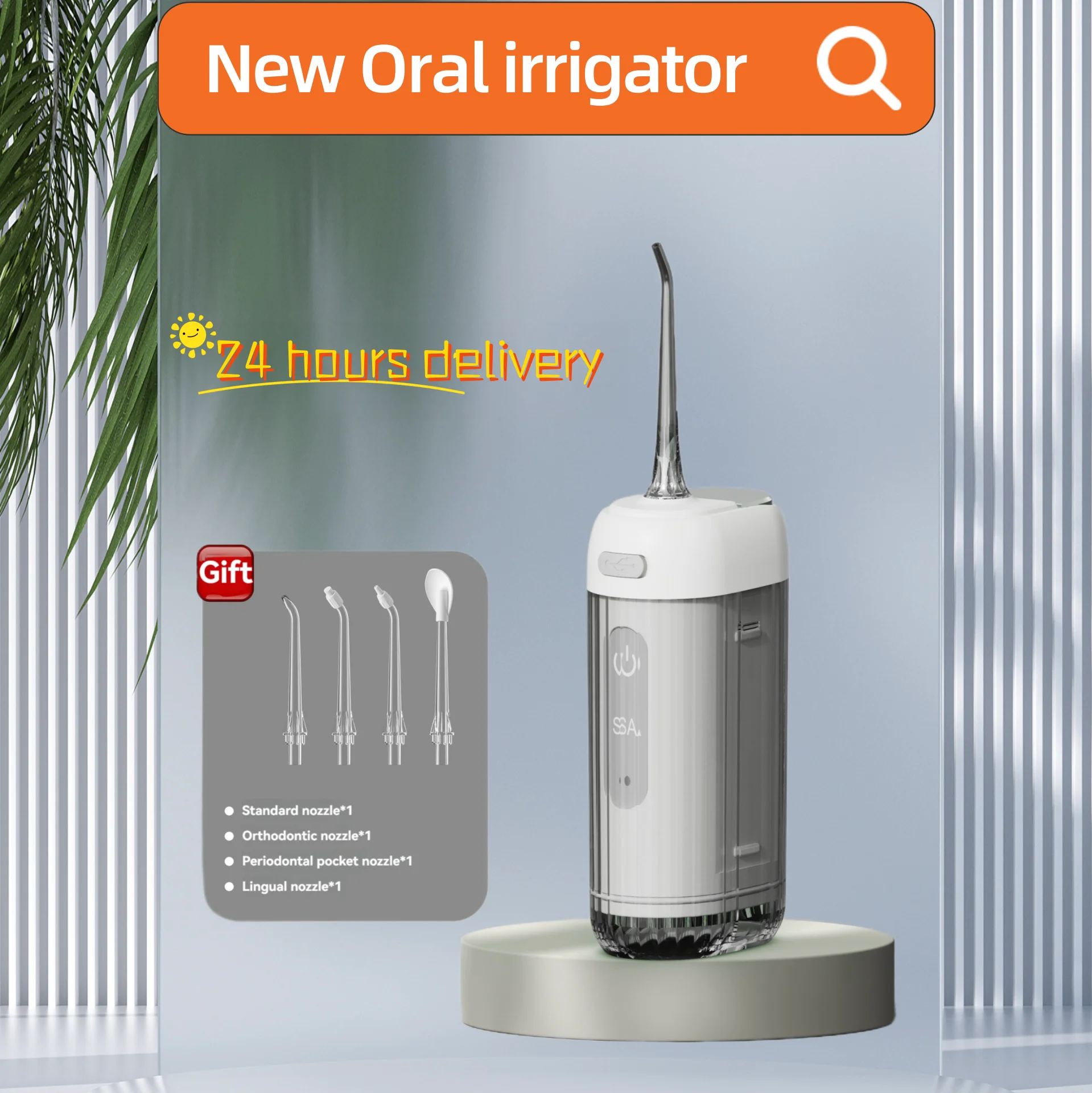 Novo irrigador oral usb recarregável água flosser portátil jato de água dental tanque água à prova dwaterproof água limpador dentes para cuidados orais