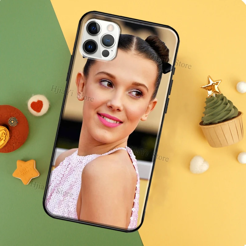 Millie Bobby Brown TPU Soft Case For iPhone 11 14 Pro Max 12 13 Mini XR X XS MAX 6 7 8 Plus SE 2020 Phone Cover