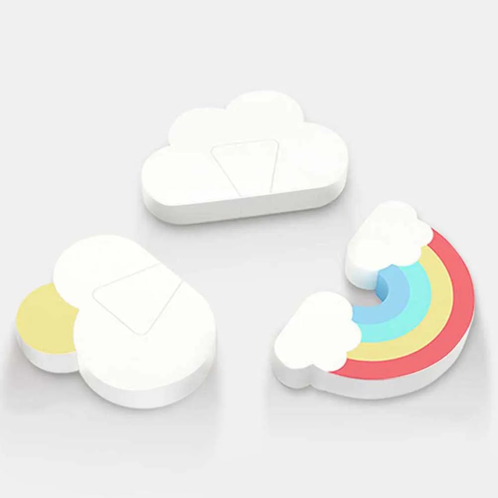 

3pcs Door Anti-Pinch Guard Premium Eva Finger Protector Child Doors Slamming Rainbow Pattern Pinch Guard Door