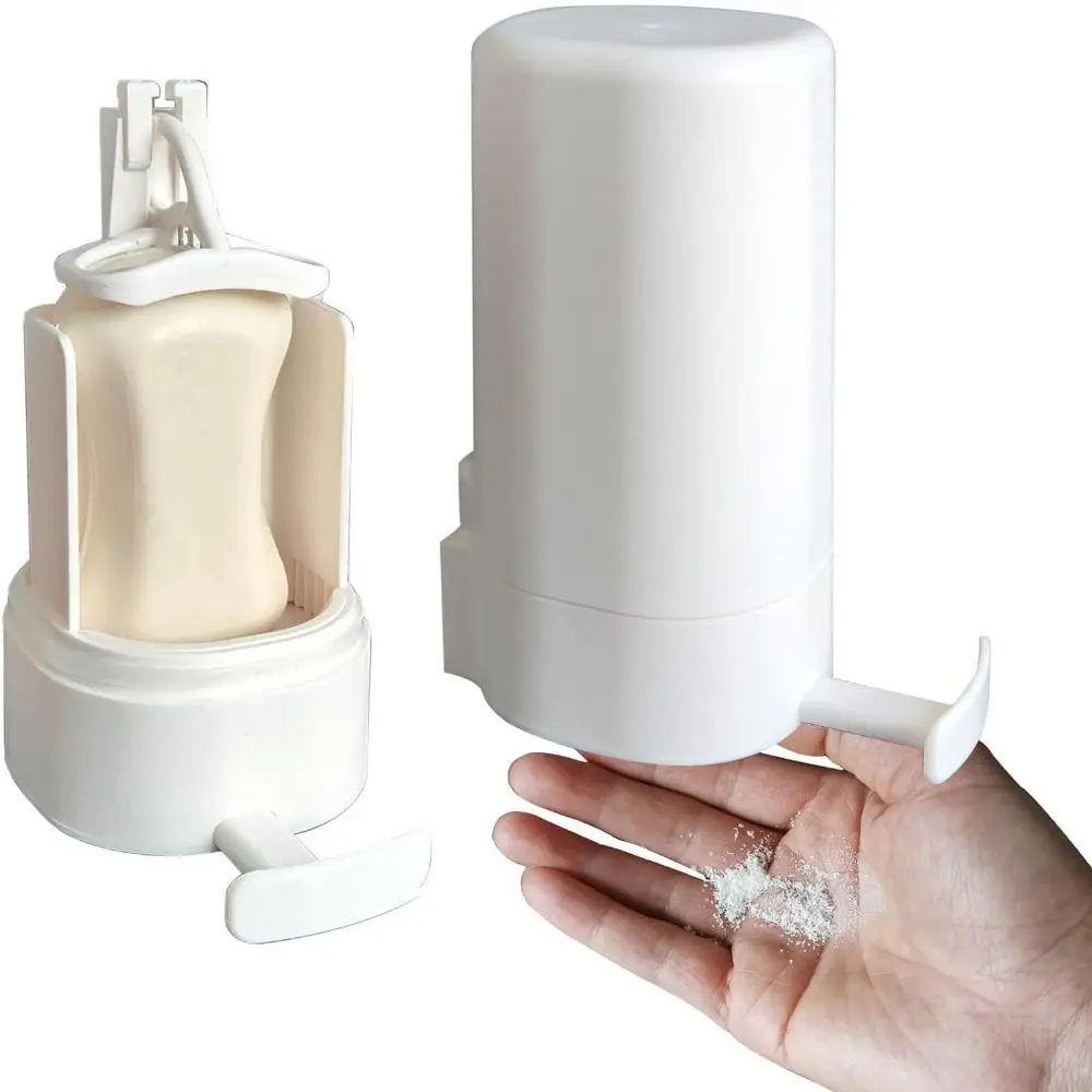 Keep Soap Bars Dry Soap Grinder Box Effective Soap Saving Hand Washing Wall-Mounted Soap Grinder Removable Waterproof Box