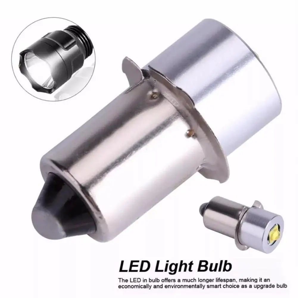 P13.5S E10 BA9S Base 5W LED Upgrade Bulbs White Maglite Flashlight 6500K 3W DC6V-24V Replacement Bulbs Torches Work Lamp view 5