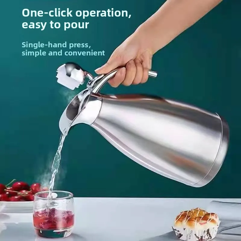 

Large Capacity Stainless Steel 304 Vacuum Insulated Water Bottle Commercial High End Home Use Thermal Pot with Superior Insul...