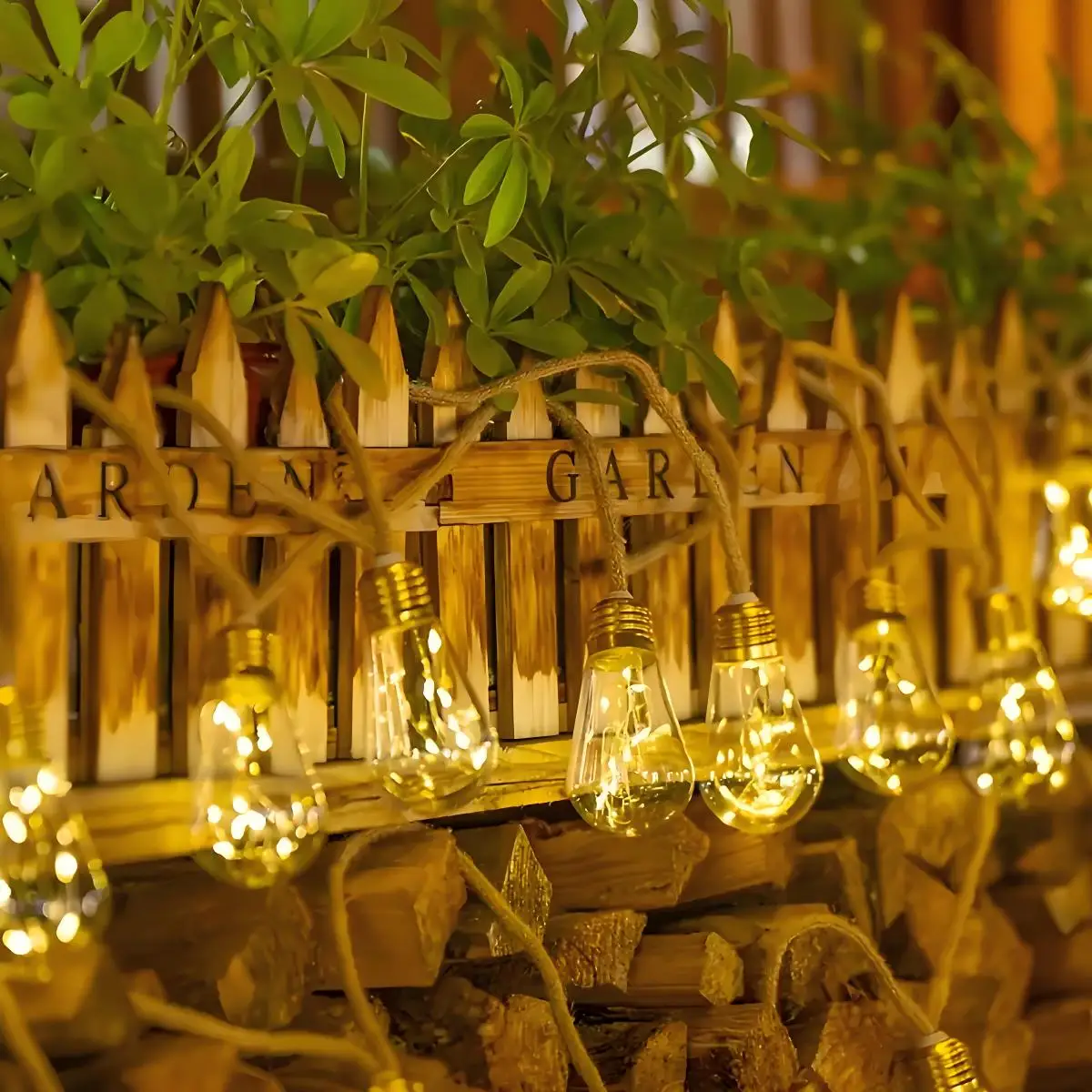 St38 Luci a corda per esterni per decorazioni natalizie aggiornate (luci a filo di rame a LED ad energia solare) con telecomando, lucine dimmerabili per la decorazione del cortile e del giardino