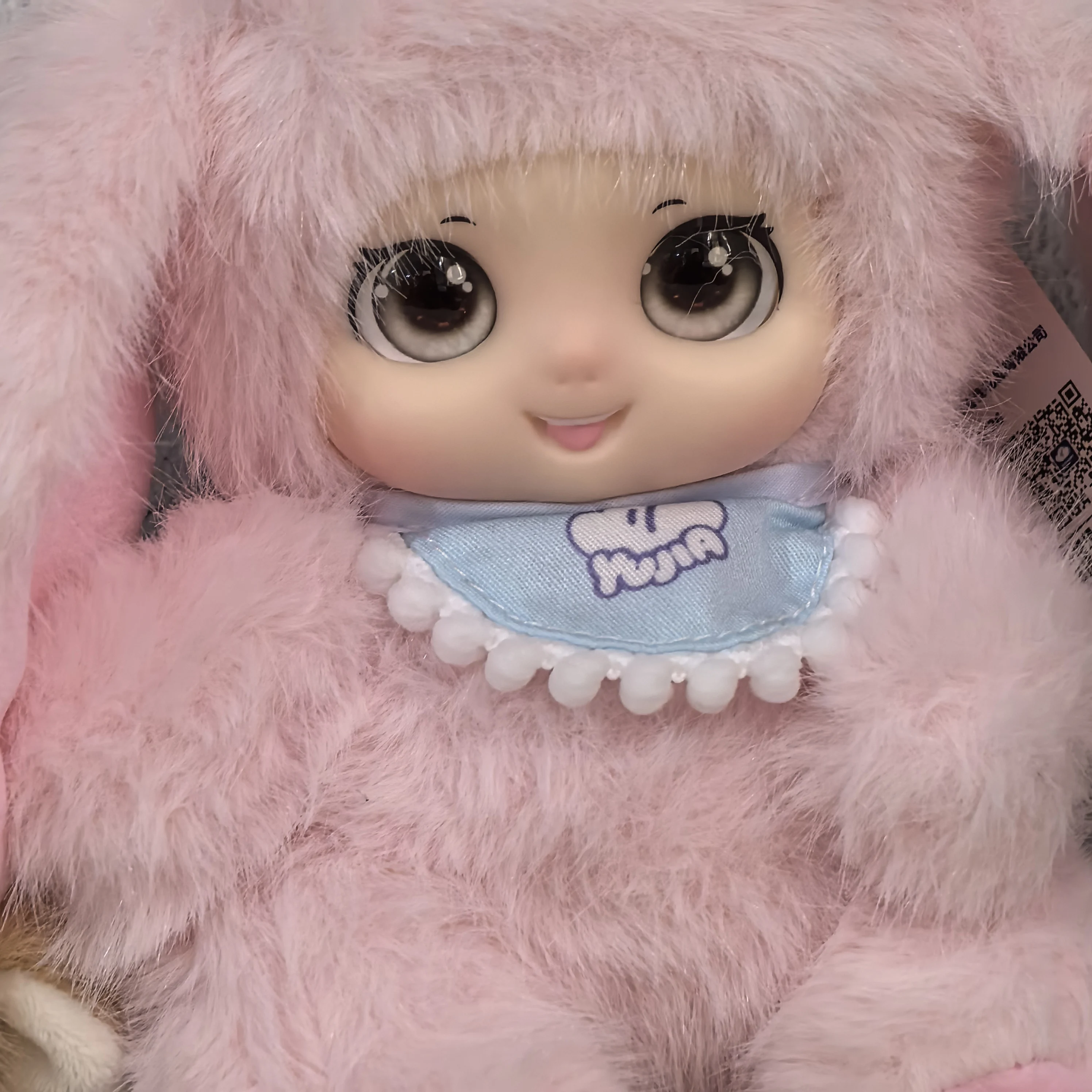 18 سنتيمتر Kawaii لطيف الحيوانات الفينيل الوجه ألعاب من القطيفة ألعاب حيوانات قلادة أرنب الدب الأغنام هدية لعشاق الحيوانات الاطفال شنق حقيبة