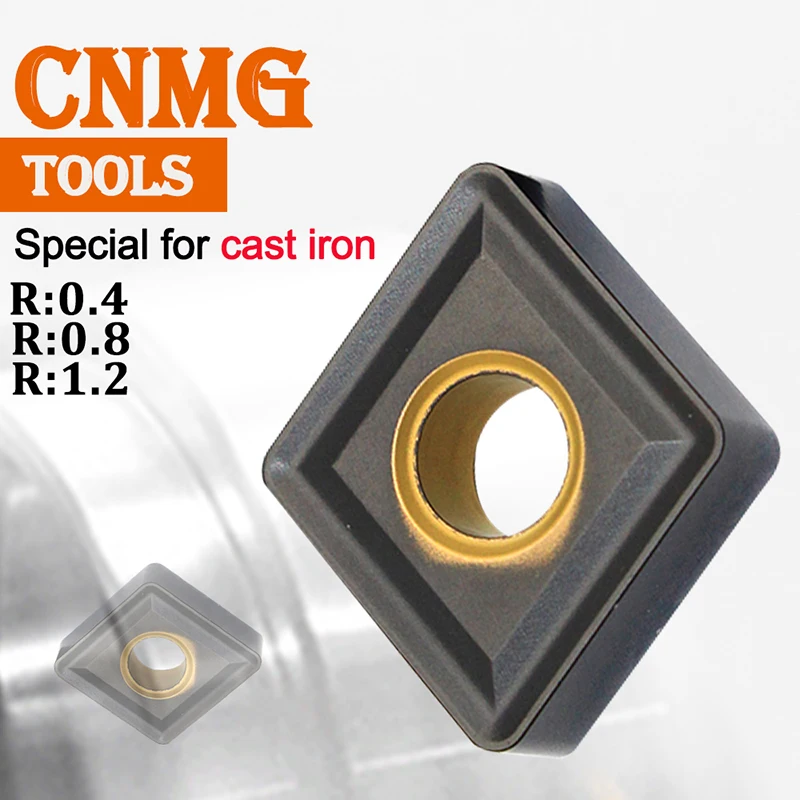 Special Cast Iron Carbide Inserts CNMG120404 KC3115 External Turning Tool Lathe Tools CNMG120408 CNMG120412 CNC Tools CNMG