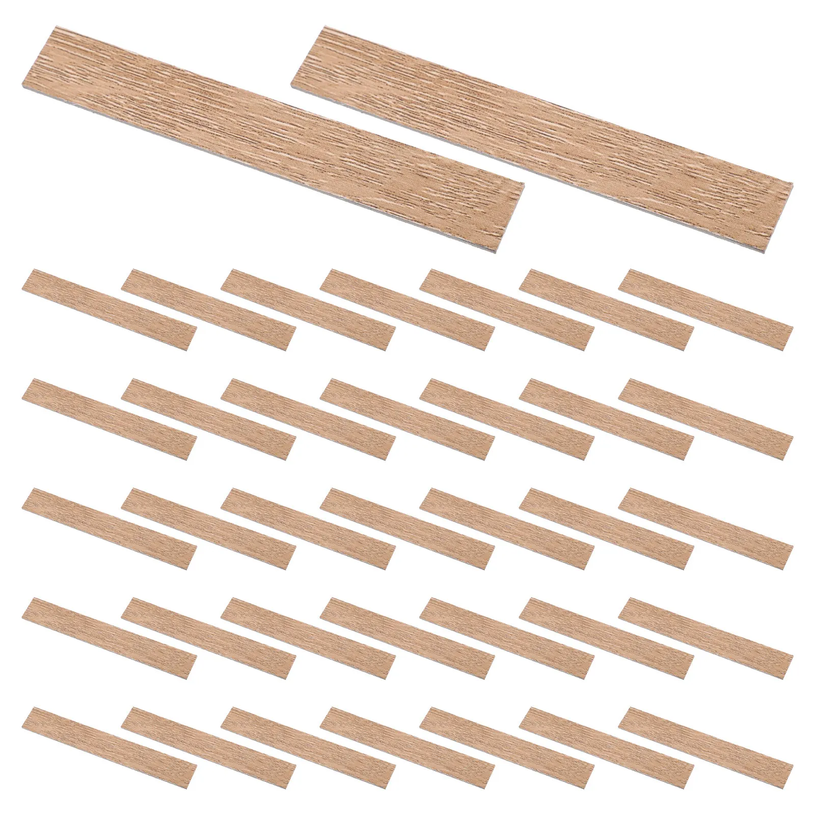 

40 шт. миниатюрных панелей для пола кукольного домика с реалистичной текстурой дерева, деревянные напольные доски для поделок, аксессуары для миниатюрных домиков