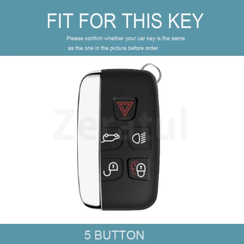 Car Key Case Cover TPU Leather for Land Rover RANGE ROVER SPORT freelander 2 DISCOVERY 4 Evoque Jaguar XE XJ XJL XF Accessories